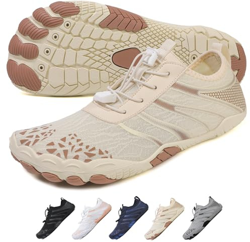Hike Barefoot Shoes for Womens & Mens,Pro Footwear with Wide Toe Box & Non-Slip Barefoot Shoes Unisex,Athletic Outdoor Hiking Footwear,Water Shoes Running Shoes for Beach Aqua Swim Surf Hiking