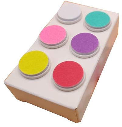 Lot de 6 tampons électriques de rechange pour lime à ongles pour bébé et enfant