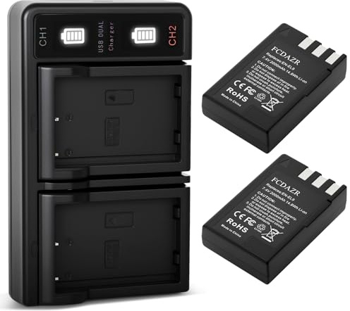 FCDAZR EN-EL9 EN-EL9a Battery Charger Kit for Nikon D40 D60 D3000 D5000