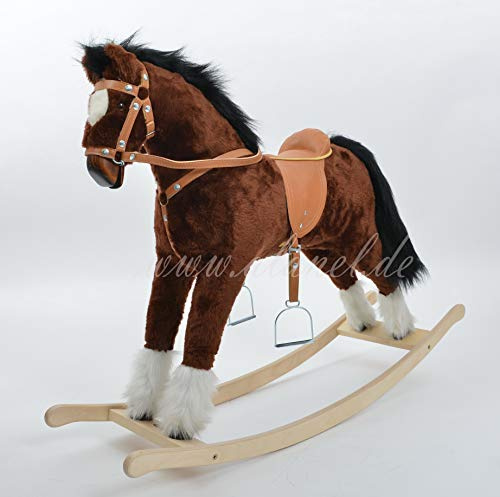 ALANEL Titan - Cavallo a dondolo molto alto di qualità, grande cavallo a dondolo/giocattolo oscillante fatto a mano, NUOVO & con confezione originale (Twister)