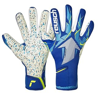 Reusch Guantes de Portero Profesionales para niños y jóvenes, Agarre excepcional, Espuma Adhesiva Profesional de 4 mm, Ajuste Seguro, para Entrenamiento y Juego, césped Natural y césped Artificial