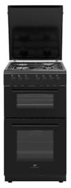 Cuisiniere gaz CONTINENTAL EDISON CECDF5060B3 - 4 feux - noir - L50 xP60 x H90 cm