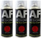 Alex Flittner Designs Vernice per pinza freno rosso, resistente al calore a 300°, 3 x 400 ml, spray