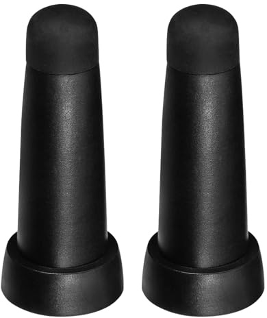 2 Pezzi Copertura Punta Ombrello, Tappi Antiscivolo Per Ombrelli, Accessori Riparazione Ombrelli, Nero, Gomma, Facile Da Installare, Adatto Per Ombrelli Da Passeggio E Da Sole
