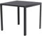 Raburg Gartentisch, Outdoor Esstisch, 90 x 90 cm, 74 cm hoch, Balkontisch Holzoptik, Terrassentisch Alurahmen, Gartenmöbel wetterfest, für Garten, Lounge & Sitzgruppe, Harvey XXL, Anthrazit-Schwarz