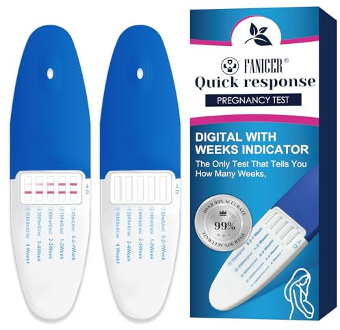2 Pezzi Test di Gravidanza, Test di Gravidanza Precoce, Rilevamento Precoce Affidabile e Rapido Della Gravidanza, Incinta Test Familiare, Test di fertilità per le donne