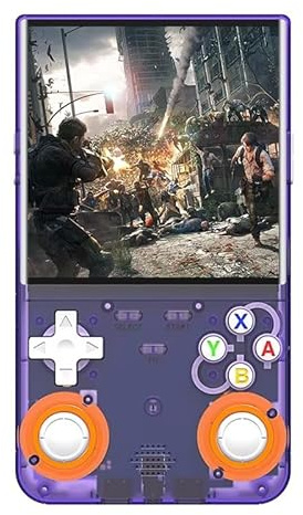 R36 Ultra Retro Handheld Game Console, 4-Inch IPS Display Linux Open Source System with 64GB Preloaded 20000+ Classic Games, Portable Gaming Player for Christmas