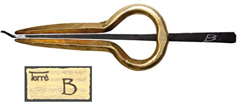 Maultrommel Murchunga aus Nepal gestimmt in B2 Pro-Line big size brass Messing handgeschmiedet Zunge Mund Instrument Musik Klang Percussion Weltmusik