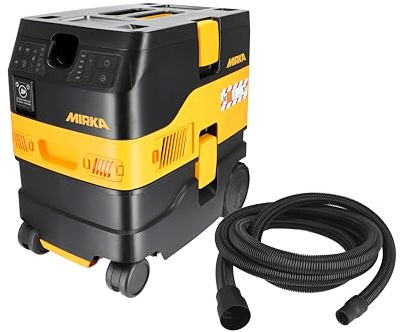 Mirka DEXOS 1217 M AFC/Aspiratore industriale classe M / 17L secco & umido/Pulizia automatica del filtro/Tubo da 4 m
