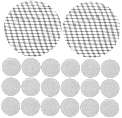 TOYANDONA 100piezas Tapete para Macetas De Malla Redonda De Estera De Drenaje para Macetas Almohadilla Antipérdida De Tierra para Jardín Exterior para Bonsáis y Plantas De Exterior