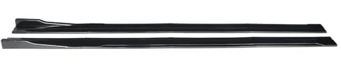 Faldones Laterales para BMW E90 E92 E93 E60 E61 para X5 E70 para X6 E71 para X1 Extensiones De Faldones Laterales Universales Falda Lateral(Carbon Fiber Look)