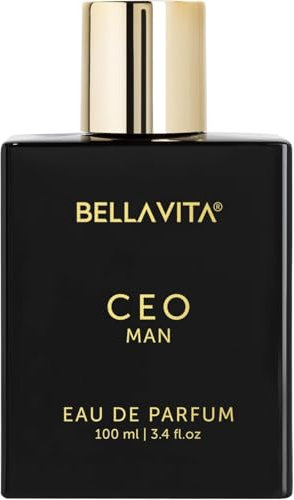 BellaVita Luxury CEO Man Perfume for Men (3.38 fl.oz) | Long-Lasting Men's Parfum with fine Notes of Lemon, Lavender, Tonka & Agarwood | CEO Perfume for Men | Vegan & Cruelty-Free Fragrance