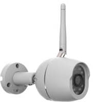 Chacon - Caméra de Surveillance IP Wi-FI extérieure IP65-1080p - Blanc