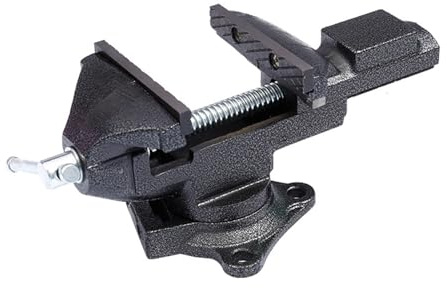 Morsa rotante a 360° con larghezza di serraggio di 50/6070/80 mm. Morsa da banco per lavorazione del legno e taglio misura fissa 80 mm