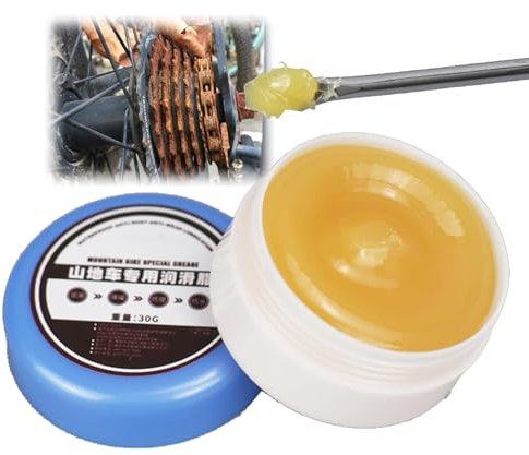 Lithium Grease Multi-Purpose Bike Grease, High Temp Formula for Brakes, O-Rings, Assembly & Thread Lubrication. Anti-Seize Copper & Silicone Blend. Ideal for Chains, Bearings & More. Durable, Water-Re