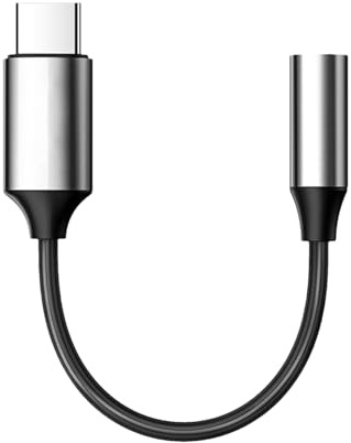 till 3,5 mm ljudadapter HiFi HiFi nylonflätad, bärbar design och portabel