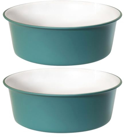 Cabilock Lot de 2 Bassines en Plastique Portables, Multi-usages pour Lavage Visage et Trempage des Pieds, Légères et Solide pour Salle de Bain et Buanderie