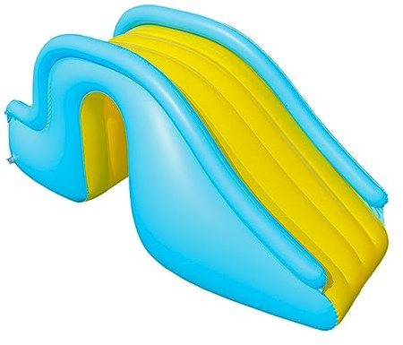 Perfeclan Tobogán Inflable de PVC para Juegos Acuáticos, Piscina Elevada O Jardín.