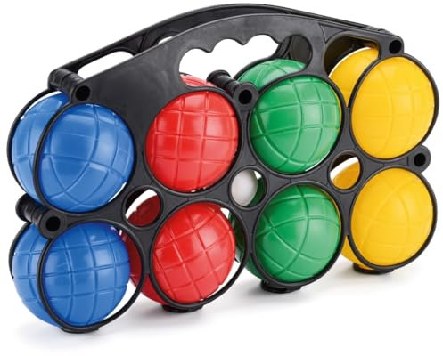 Toyrific | 8pc Set Large Boules Set, Classic Outdoor Garden Games, French Boules Set for Family Games, Kids and Adults