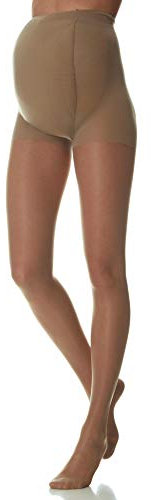 SCUDOTEX Collant de Grossesse 70 Deniers Maille Tricotée Compression Décroissante Moyenne 15-18 Hg mm Couleur Nature Taille 5