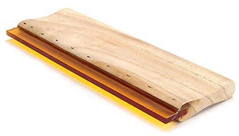 Serigrafía Rasqueta de, 4 tamaños Madera Raspador de Tinta de Pantalla para Serigrafía para madera 10 cm, 15 cm, 20 cm, 30 cm