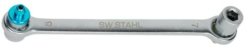 SW Stahl 01452L-1 Bromsventilationsnyckel för Bromsavluftning, 7 x 8 mm