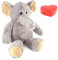 Message in a Cuddle Kuscheltier Elefant mit Ihrer gesprochenen Nachricht | Elefant 45cm | Mit Voice Recorder | Deine eigene Stimme | Geschenk - Valentinstag - Geburtstag - Jahrestag - Muttertag