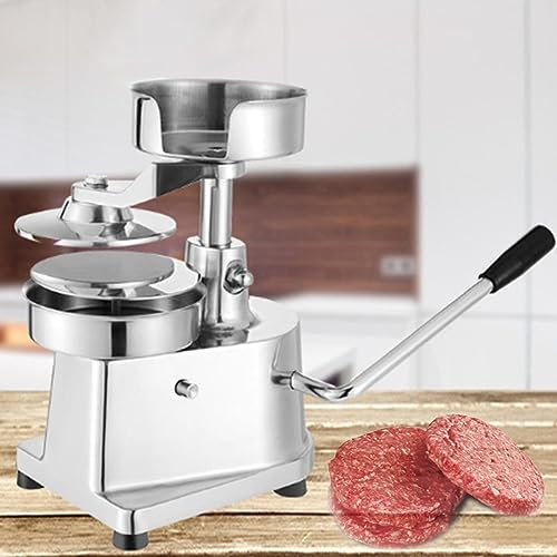 TAHALI Manual Burger Forming Machine, Stuffed Burger Press,Commercial Hamburger Patty Press Maker, Burger Press with 500 Wax Papers,Home Burger Forming,10cm