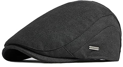 Bigoco Gorra Boinas Caballero Plana para Hombre-Newsboy Casquillo Plano Sombreros- Gorra Vendedor de Periodicos Hombre-Gorras Irlandesa Ajustable Cabbie Trucker Gatsby Cap