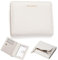 Sugeru®Portefeuille Femme Cuir Porte Monnaie Femme,Portefeuilles et Porte-Cartes Petit Format avec Fermeture éclair Poche à Monnaie,Porte Carte Femme 6Emplacements,Slim Court Portefeuille (Blanc)