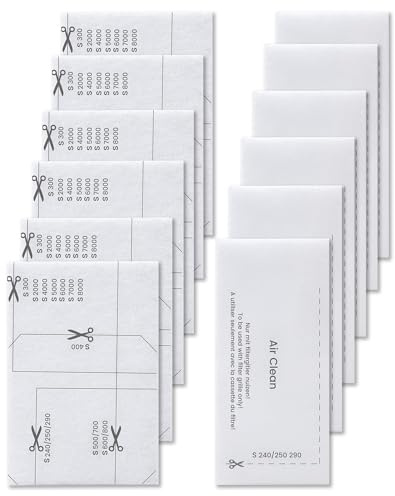 E-HAO Confezione da 6 filtri AirClean e filtri di protezione motore di ricambio per aspirapolvere Miele Compact C1 C2, Complete C1 C2 C3, Classic C1, Dynamic U1, S200-S899, S2000-S8999