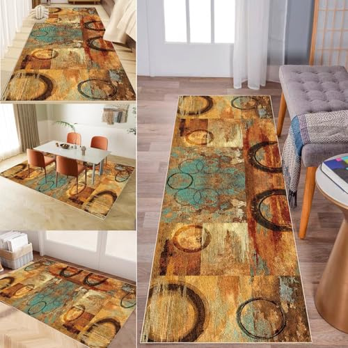 QYJBOUU Alfombra de Pasillo de Entrada Largo Antideslizante Alfombra de Corredor 40 x 60 cm Alfombra Estrecha Pasillo Felpudo Lavable Alfombras de área para Salón Dormitorio Alfombrillas para Cocina