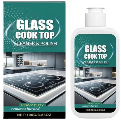 Ceramic Hob Cleaner, Induction Hob Cleaner Glass Ceramic, Glass Scratch Remover, Glass Stove Top Cleaner Polish, Glass Cooktop Polishing Liquid, Quartz Worktop, Oven & Stove Glass Cleaner