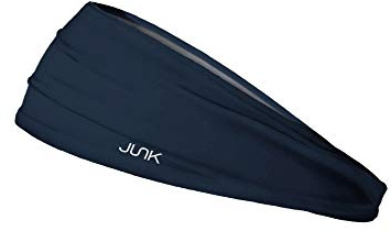JUNK Brands Big Bang Lite Headband - Moisture-Wicking, Performance Fabric, Non-Slip, Sports Sweatband for Men & Women - One Size - Navy