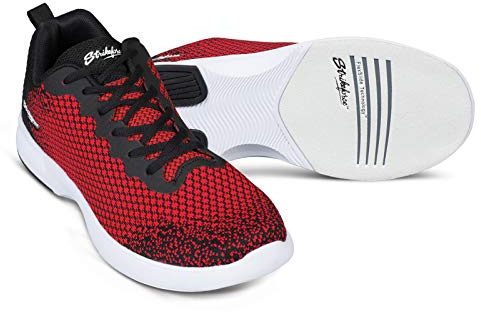 KR Homme Aviateur Chaussures de Bowling, Rouge/Noir, 42.5 EU