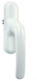 effedielle Maniglia Cremonese finitura bianco RAL 9010 per anta ribalta finestra Giesse 1039-Martellina PRIMA per infissi in alluminio.Cremonese ambidestra per l’azionamento dei meccanismi GIESSE