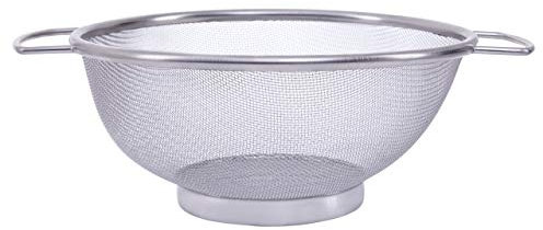 Premier 806513 Essentials- 20 cm Kitchen Sieve with Dual Handles, Sieve & Strainer for Cooking - Stainless Steel Silver