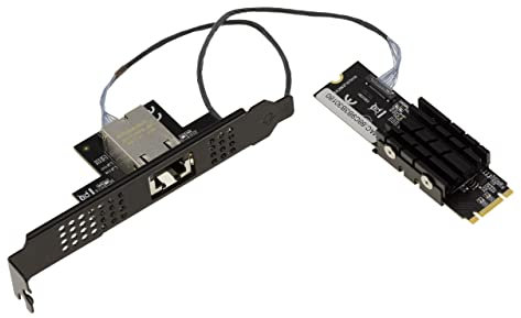 KALEA-INFORMATIQUE M2 M.2 NGFF PCIe B M Key 10 Gigabit RJ45 LAN ethernet 10 100 1000 1G 2.5G 5G 10G Chipsatz AQUANTIA AQC107