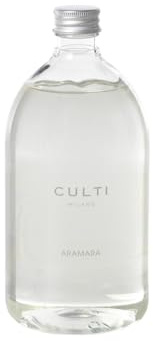 Nachfüllpackung für Duftdiffusor, 500 ml, CULTI MILANO | Duft Aramara, Bitterorange und Bergamotte, Haltbarkeit 6 Monate, Quadratmeterzahl 30 qm