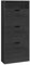 VASAGLE Schuhschrank 3 Klappen, Schuhkipper, Schuhregal, Schuhaufbewahrung, offenes Fach, Trennwand verstellbar, für 14-18 Paar Schuhe, Flur, 24 x 60 x 139 cm, ebenholzschwarz LBC046B03