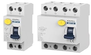 SkyjOy Disjoncteur Disjoncteurs différentiels 32A 300mA Disjoncteur magnétique 2P 2 pôles Disjoncteurs(2,63A 300mA)