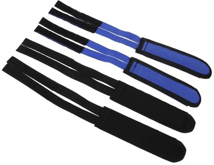 KITANDOVE 4 Stück Pedalriemen Zehenriemen Für Fahrräder Stabile Riemen Für Klapppedale Anti-Drop-Halterung