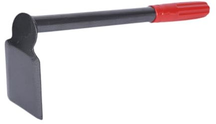 Fonowx Portable Carbon Steel Garden Hoe Hand Tool for Cultivating, Black