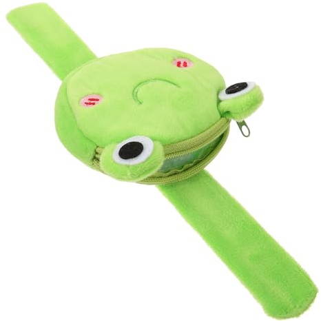 ZUNOXAZ Pulsera De Fiesta Para Niños 2 Piezas Tamaño Mediano Verde, Pulsera De Muñeca Cierre, Accesorio Ligero De Silicona Flexible Para Juguetes y Regalos En Fiestas Infantiles