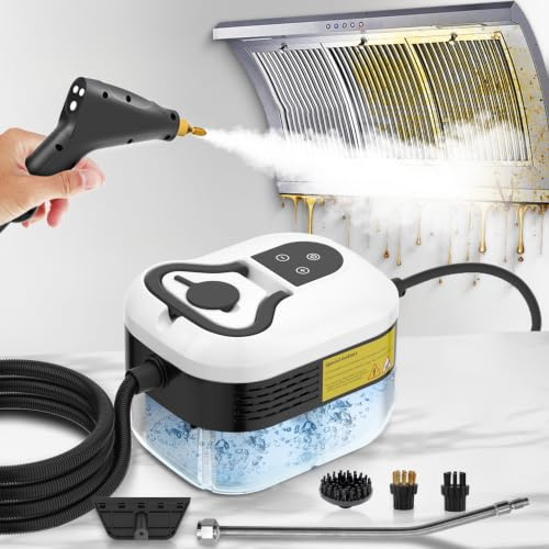 Limpiador a Vapor 2500W, 4.5Bar, 6 Velocidades, 1200ML, Multiusos