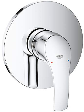 GROHE Eurosmart Single-Lever Shower Mixer Trim Set, Concealed Installation, Chrome, 24042002