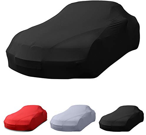 MyCarCover Autoplane Kompatibel mit Porsche Innenbereich Stretch Super Soft extrem atmungsaktiv Ganzgarage Autoabdeckung Car Cover Abdeckplane schmutzabweisend Autogarage Staubschutz