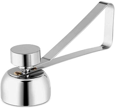 FLZONE Egg Topper,Taglierina Topper Uovo in Acciaio Inox,Cutter Eggshell per la Rimozione di Cracker per Uova per Uovo Sodo Crudo Morbido