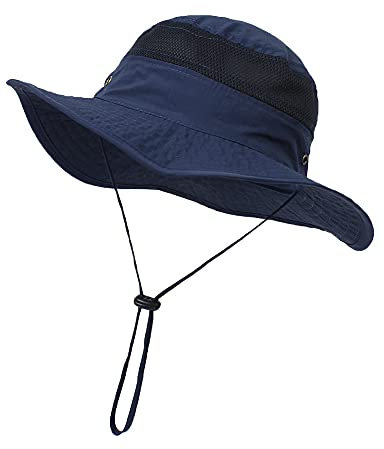 YAMEE Sonnenhut Kinder UV Schutz Fischerhut Mesh, Sonnenkappe Mädchen Strandhut Jungen Mütze Kinder Baby Sonnenmütze Faltbar Atmungsaktiv, Sommer Kinderhut 6 Monate - 8 Jahre
