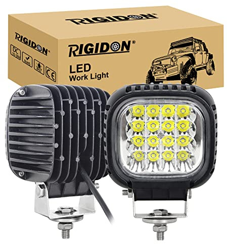 RIGIDON 1x LED-strålkastare 5 tum 48W 4800lm 12V 24V dimljus